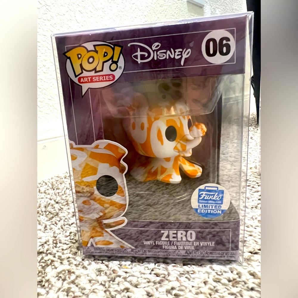 Funko Pop Art Series Zero Figure - Orange & White